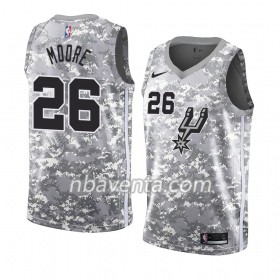 Camiseta Hombre San Antonio Spurs Ben Moore 26 2018-19 Nike Gris Swingman